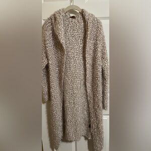 EUC POL soft hooded cardigan. Size S